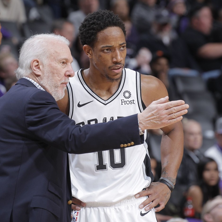 马刺擒太阳,德罗赞砍下30+10 马刺擒太阳,德罗赞砍下30+10