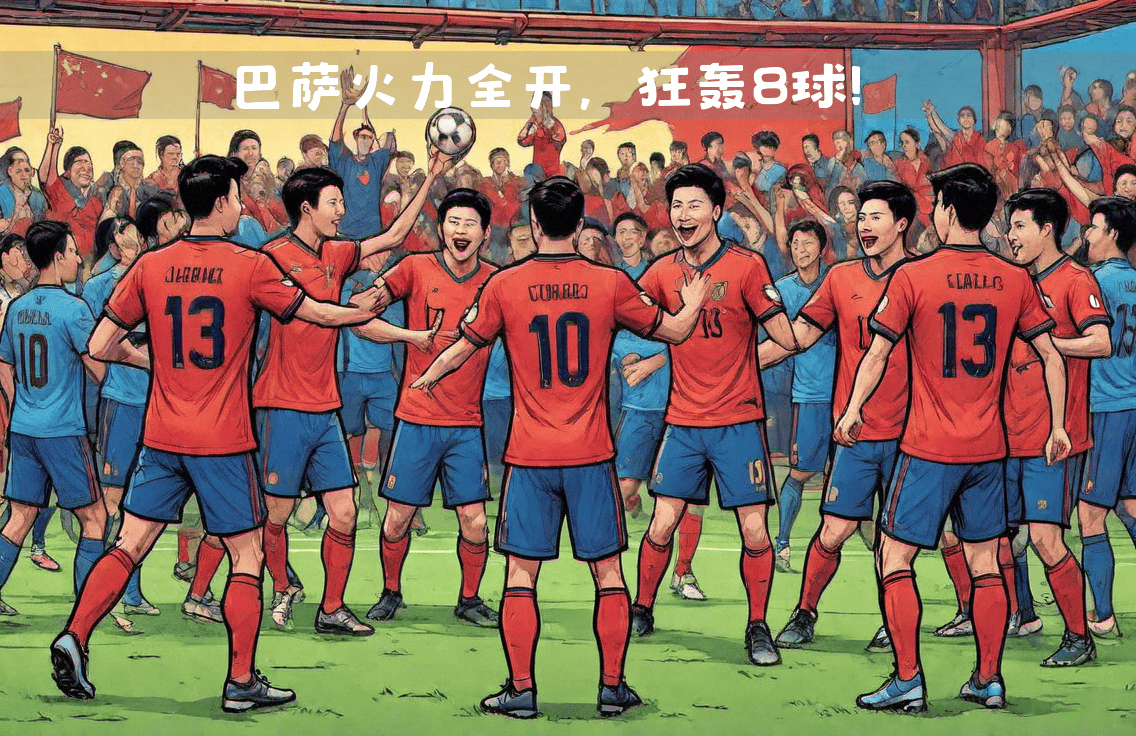 巴萨锋线火力全开,轻取对手 巴萨锋线火力全开,轻取对手